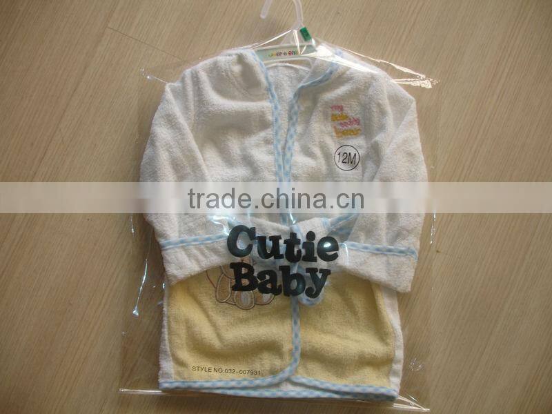 Toddlers/kids Hooded Animal Fleece Bathrobe Children's Pajamas Sleepwear