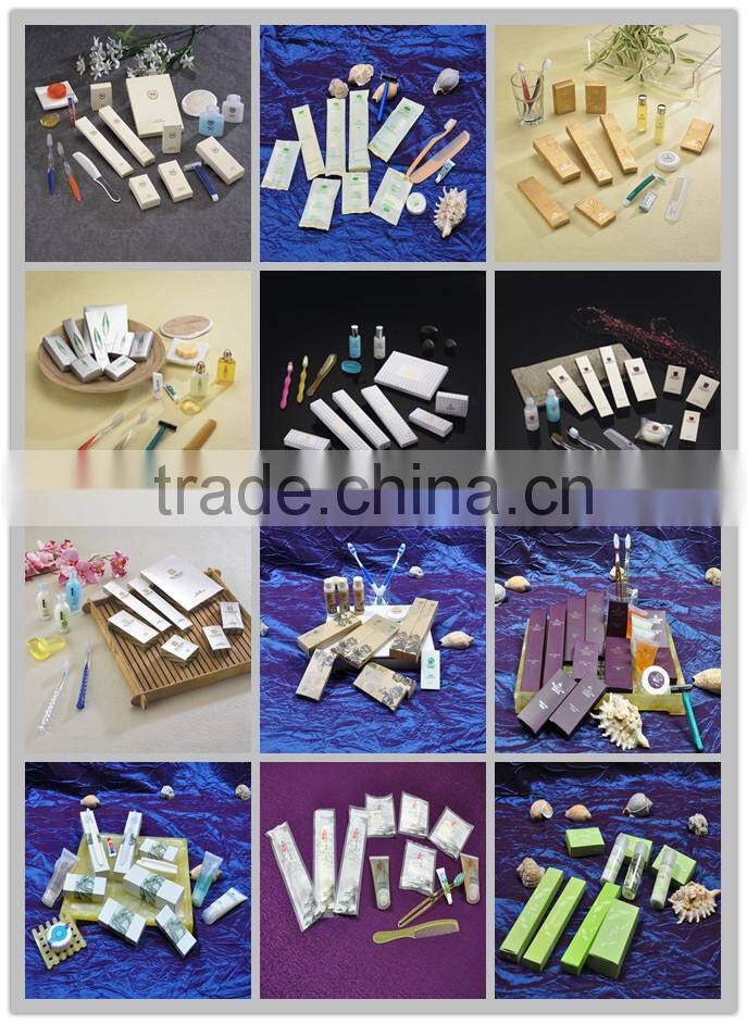 Cheap dental kit, shaving kit, soap hotel amenities set