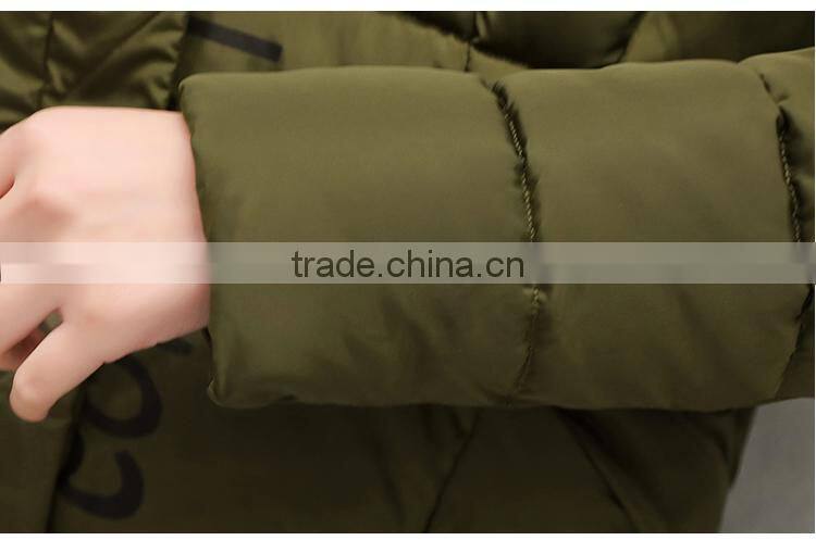 Female 2017 New Women's Winter Jacket Cotton Jacket Slim Parkas Ladies Coats