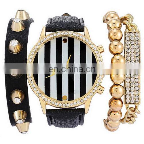 New Arrival Fashion Beautiful Fancy Ladies Gold Bracelet Watch