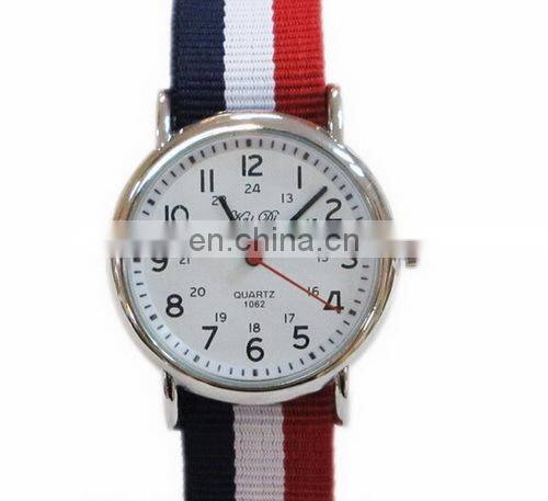 2015 New Fashion Sport Nylon Nato Strap Watch Band Quartz Wrist Watch For Men