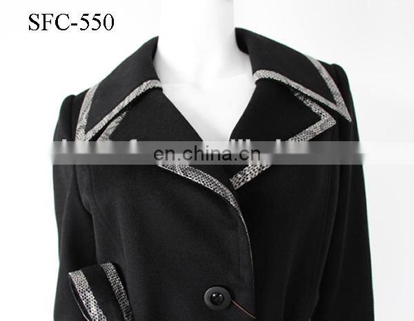 High quality best sell women outwear cashmere fashion coats