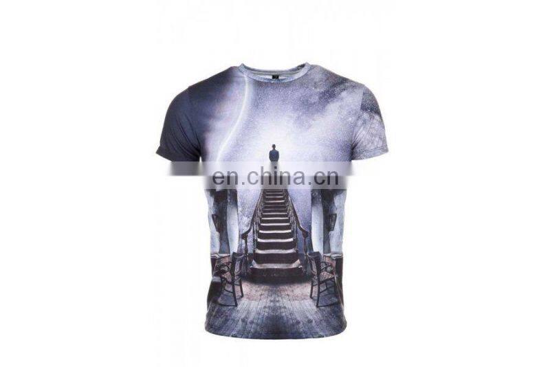 sublimation men led t shirt