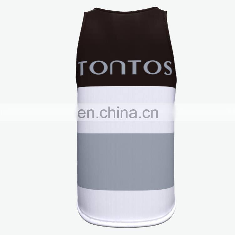 2017 Plain gym mens muscle tank tops sports gym singlets