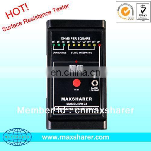 Precision esd mat tester surface resistance tester for esd products