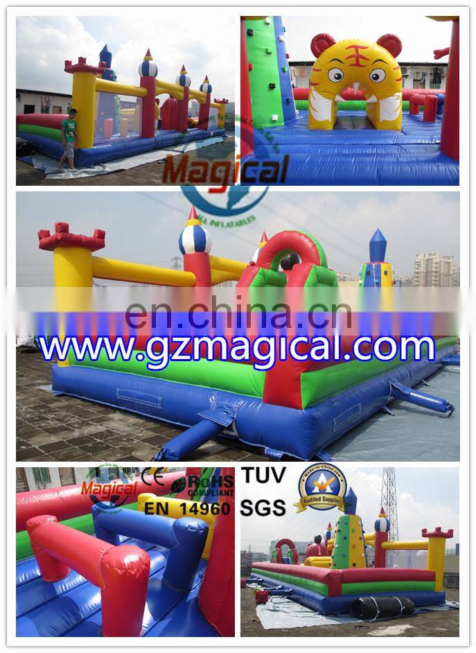 outdoor inflatable bouncer obstacle cheap inflable jumping combo inflable bounce