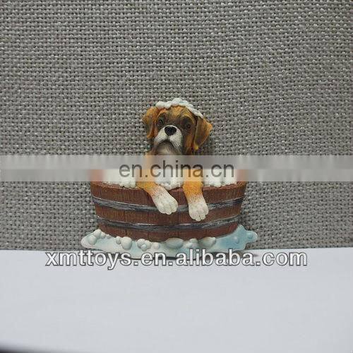 3d sourvenir dog shaped fridge magnet