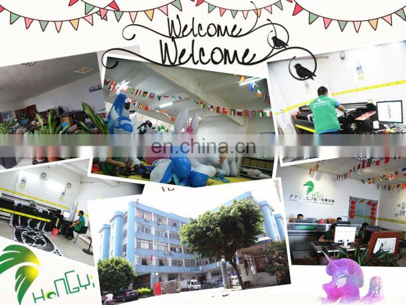 Outdoor Advertising Inflatble Standing Balloon with Lights , Inflatable Remote Control Led Tripod Balloon