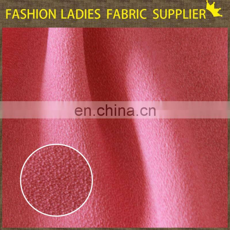 Shaoxing textile good quality wholesale chffon for women's wear 100% poly chiffon fabric