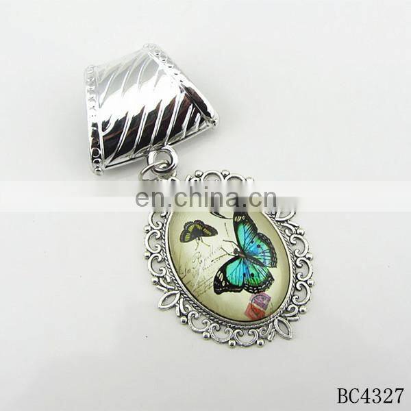 Factory direct wholesale custom design scraf clip brooch for lady