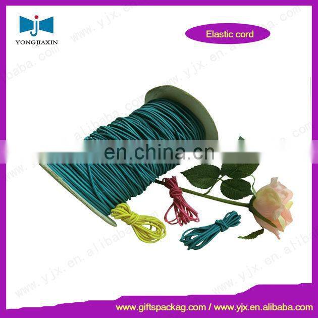 elastic cord lanyard gold elastic rope