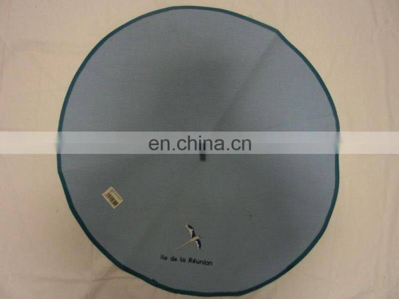 100% cotton kitchen towels cotton embroidery round hand towel