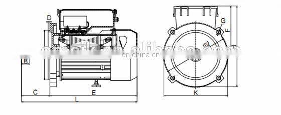 FT Series single phase capacitor start induction motor