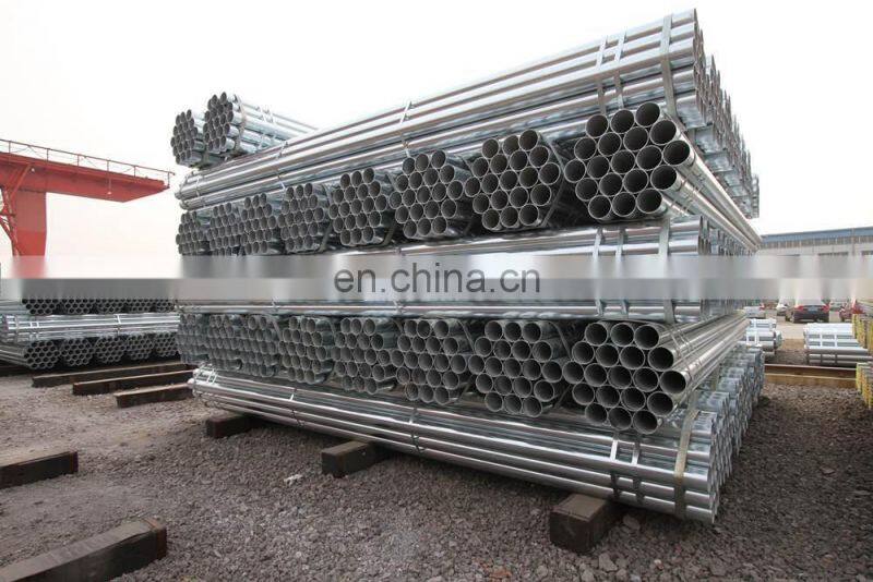 Hot dipped Galvanized steel pipe Z200g, caliber 48.3x3 mm scaffolding pipes actual weight delivery