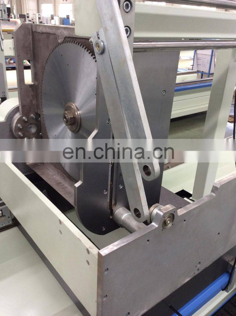 Single head automatic cutting saw servo motor feeding