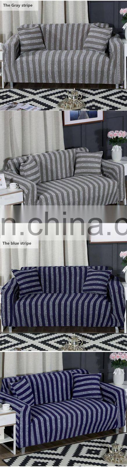 Manufacturer sell like hot crochet stripe sofa complete bag covers sofa cover sofa tight bag contracted customization