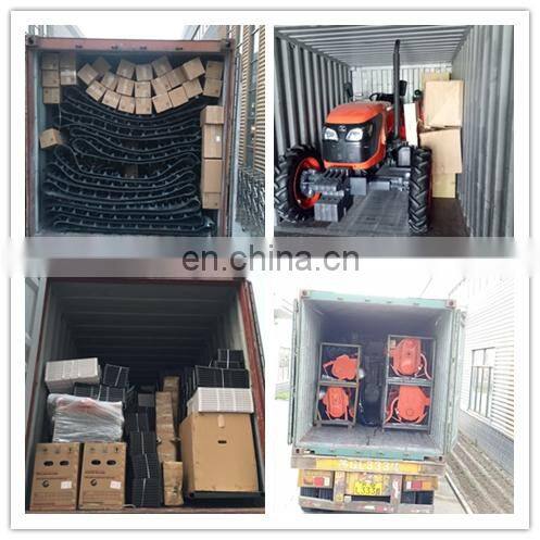 High quality Kubota harvester combine agriculture rubber track crawler 400x90x47,450x90x51,500x90x53,550x90x56