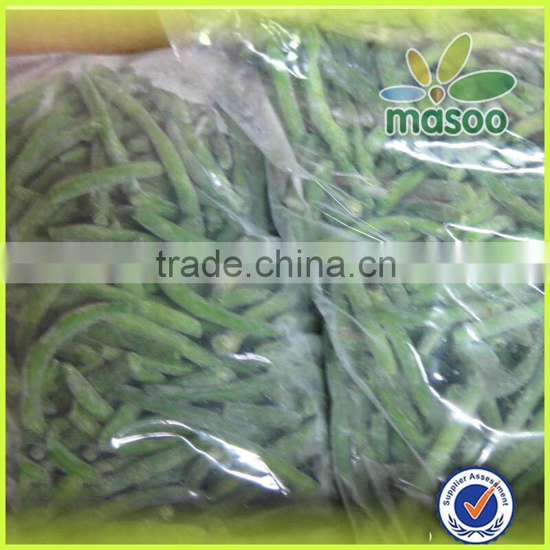Frozen string green bean cut
