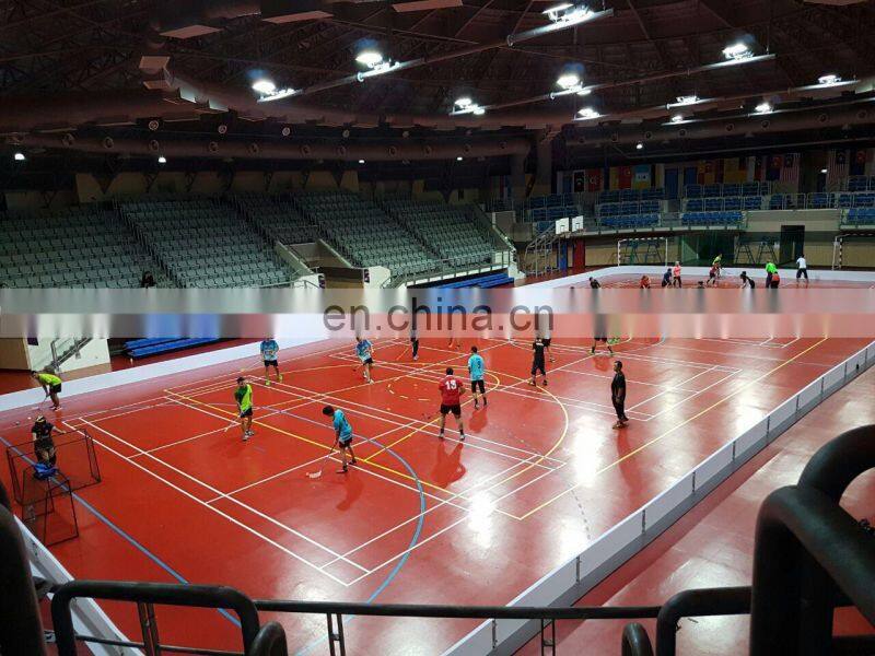 hdpe ice hockey dasher board system/polyethylene fence plastic panels/portable soccer wall