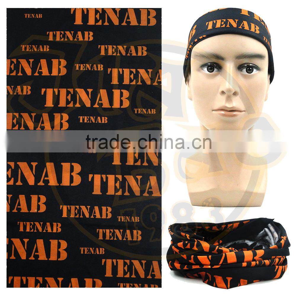 Grey high quality 100%polyester fabric sports head bandana