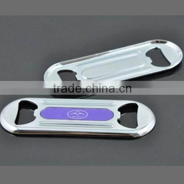 Metal beer bottle opener with magnet colorful bottle opener RM1032