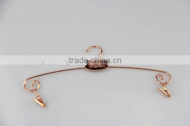 metal underwear hanger multi-color underwear hanger for lady