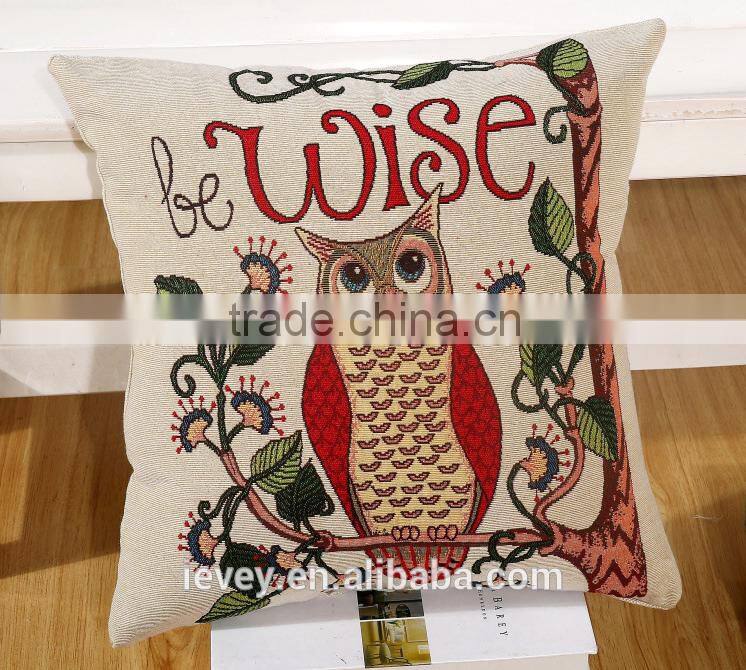 animal design linen beautiful linen cushion cover