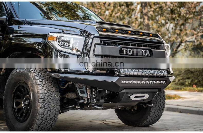 Runde Hight Quality Body Kit For 2014-2021 Toyota Tundra MK Athletic Front Bumper Rear Bumper With LED Lights