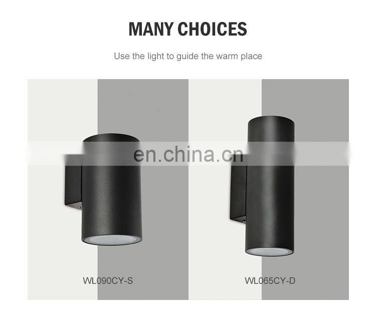 Top Quality Up and Down Black Aluminum IP65 Waterproof 20Watt Outdoor LED Wall Lamps