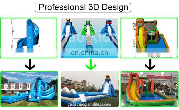 Summer Water Play Equipment Large Inflatable Water Park With Water Slide Good Prices Selling