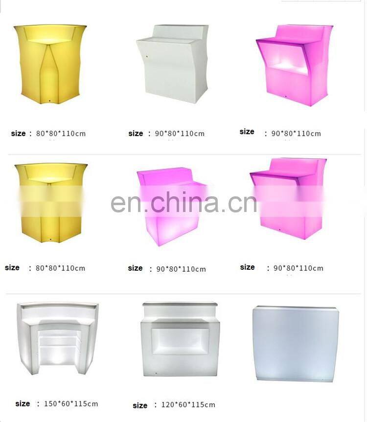 straight led mobile bar portable led light modern bar counter waterproof for sale