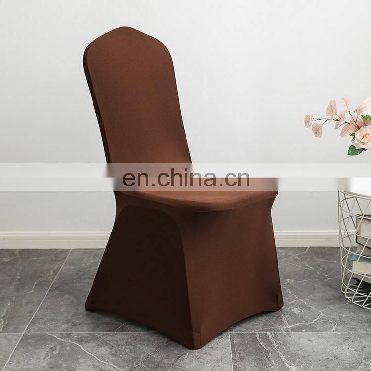 Amazon Hotsale Universal Fit Stretch Wedding Spandex Chair Covers For Living Room Dining Room