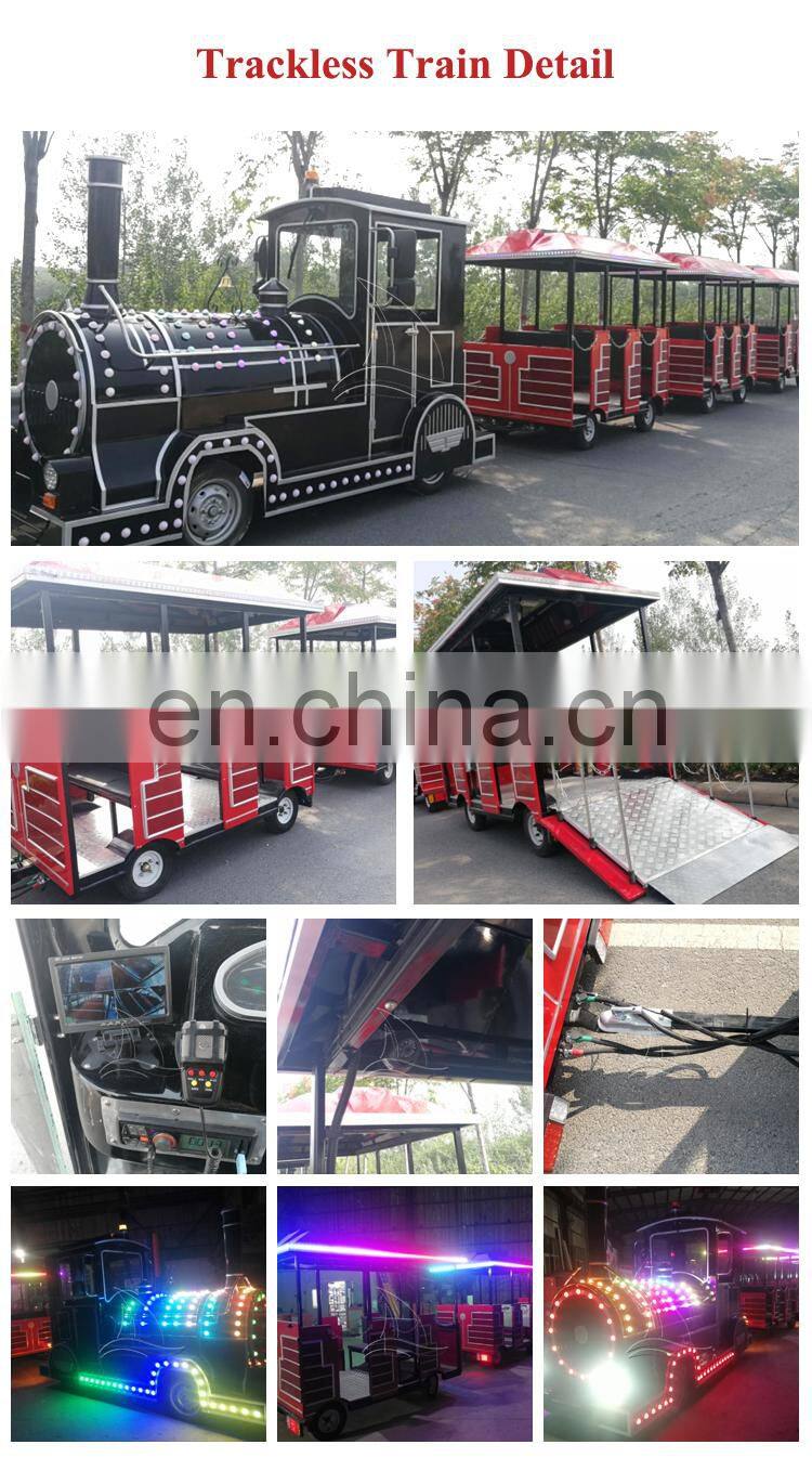 Theme park rides battery adult rides train set