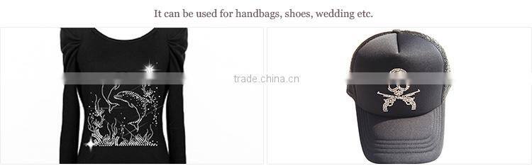 Hot Fix Owl Rhinestone Transfer for T-shirt