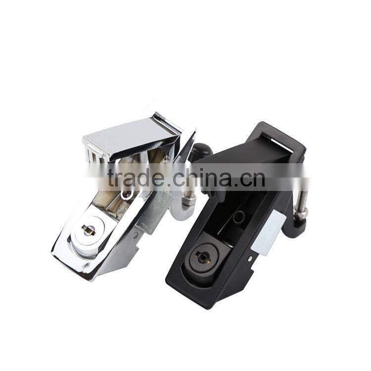 Swing Handle Chrome Plated Metal Plane Lock for electric cabinet
