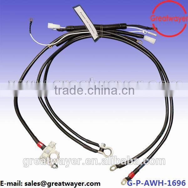 SAE 4 AWG Cable Battery Bare Side Terminal Car Horn Auto Wire Harness