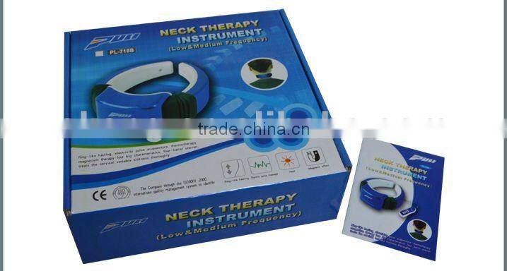 Handheld electronic neck massager