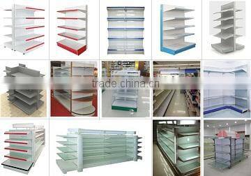 High Quality Supermarket Staniless Steel & Wooden Fruit and Vegetable Display Stands