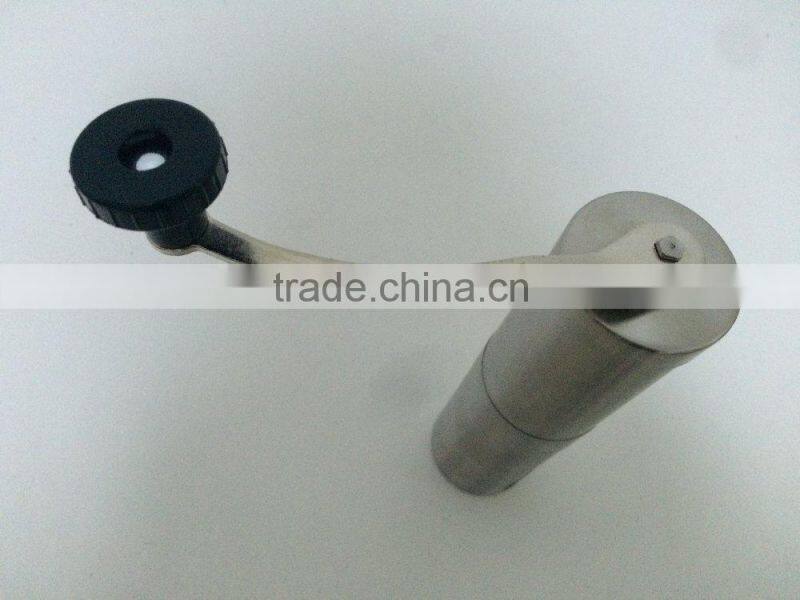 Hot Sale Amazon Ceramic Stainless Steel Manual Coffee Grinder Coffee Mill With Brush and Spoon