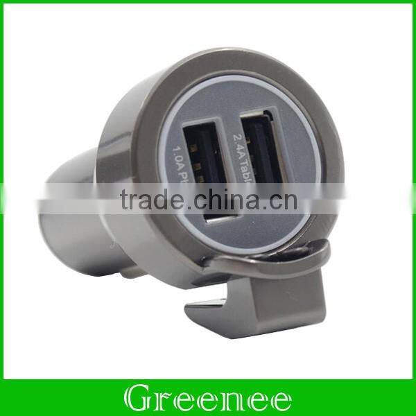 Newest Multifunction Car Charger Dual USB Tungsten Steel Safe Hammers for iPhone 6 6S Plus and Smartphones