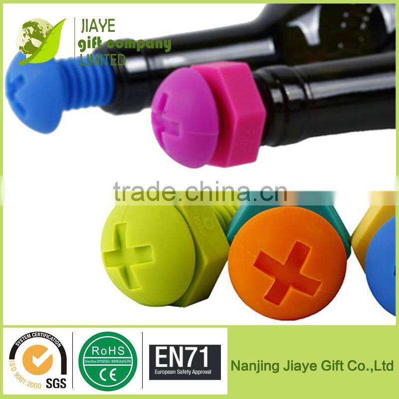 Fancy Silicone Hat Wine Bottle Stopper