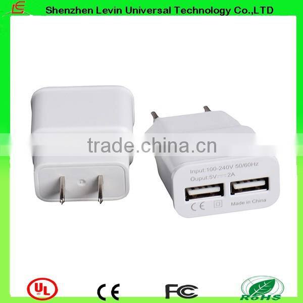 Manufacturers Top Quality EU 2A 5v usb charger for Samsung Mobile Phones