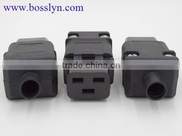 Practical Cost-effective IEC 320 C20 Power Adapter Male Plug Rewirable female Connector Socket