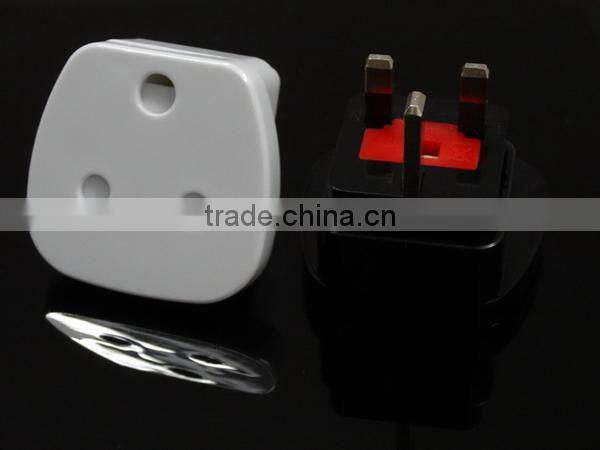 SAA Approved Best Price Big South Africa to UK travel adapter/Type G to Type M adapter plug/SAA travel adapter