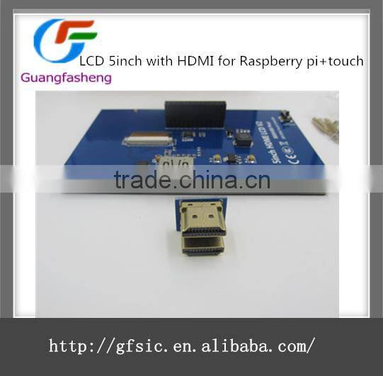 5 inch Raspberry Pi TFT Resistive Touch Screen HDMI Interface LCD Display