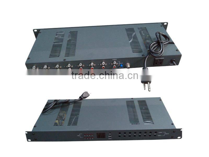 JM-8U Satellite SAW Filtered UHF VHF TV 8 Channels Separated Agile Modulator