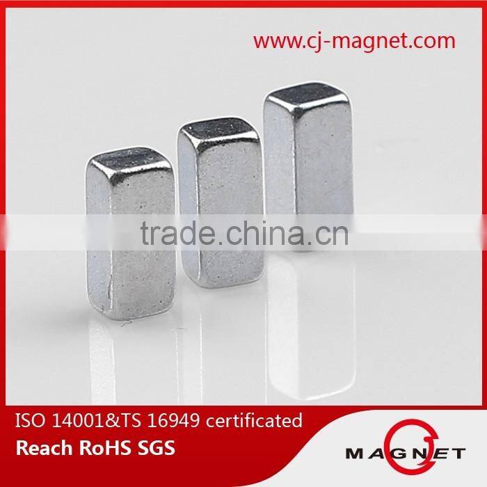 rare earth N35-N52 block permanent neodymium magnet synchronous motor magnet passed by ISO14001, ISO9001, ISO/TS16949
