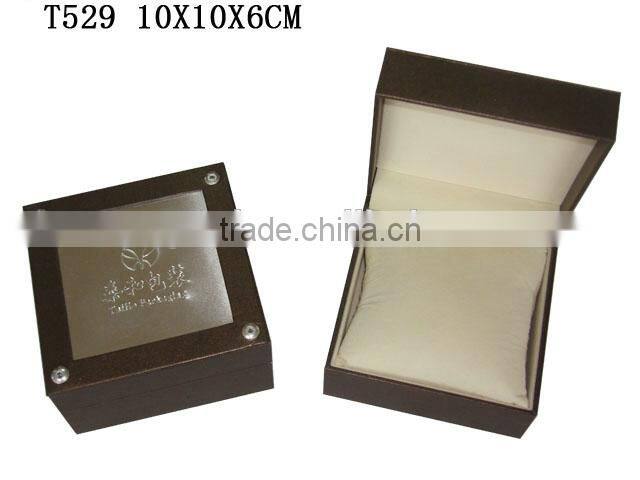 Red Plastic Men Watch Box