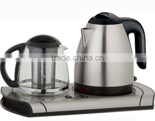 1.7L stainless electric kettle set