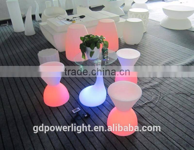 New PE plastic Stool with LED light & remote control YXF-3042